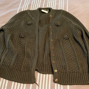 Vintage Alex Colman Cozy Knit Cardigan Sweater